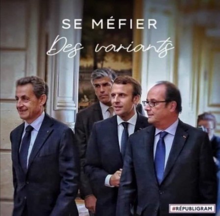 Les variants tels qu'annoncés par Didier Raoult&nbsp;?
