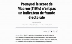 Macron&nbsp;: propagande et fraude gouvernementales (via les fact-checkers)