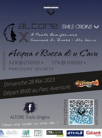 Affiche de l'annonce du Trail du Cavu 2023